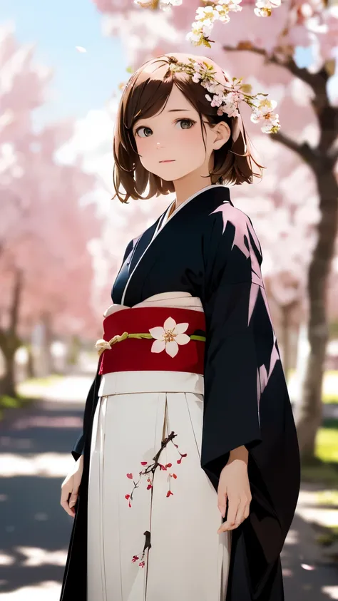 (kimono)、japanese clothing、(highest quality,masterpiece:1.3,超a high resolution,),(super detailed,caustics),(photoreal:1.4,raw sh...