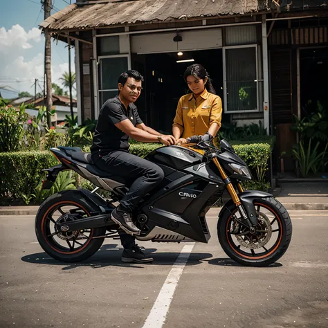 crocodile rider electric vehicle brand rimau charged indonesia