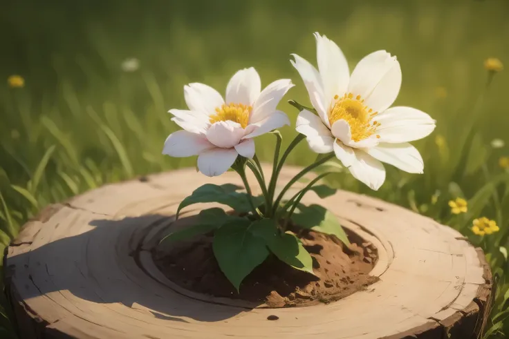 (((there are no humans))),flower close-up , natural flowers on background, flower aesthetic field