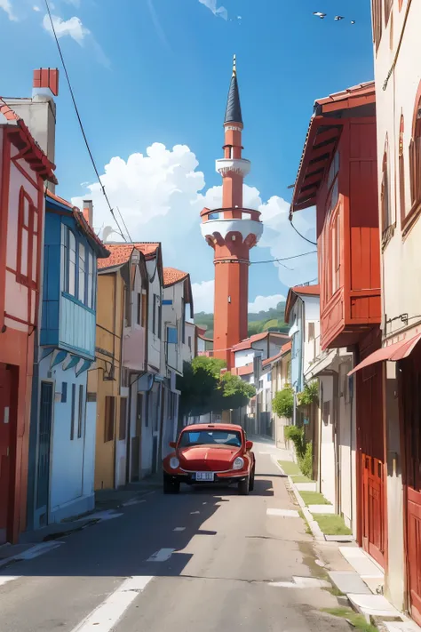 ((beautiful Turkish masjid at a coastal town with a red car in front, in Studio Ghibli art, anime-manga style --aspect ratio 9:16 --stylization 1000--))

A breathtaking Turkish masjid, located at a serene coastal town, is depicted in this captivating work ...