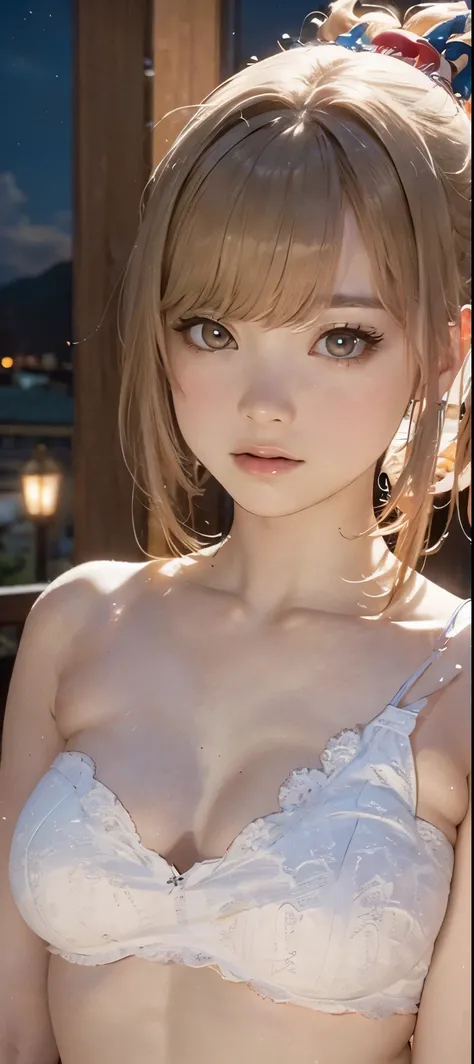 ((masterpiece)),(bestquality),((ultra-detailed)), ((beautiful detailed sky)), ((cinematic lighting)), depth of field, (dynamic angle),detailed lighting,(beautiful detailed eyes), ((japan night view)),blonde hair,eyeshadow,large breast, (erotic), ((sexy)), ...