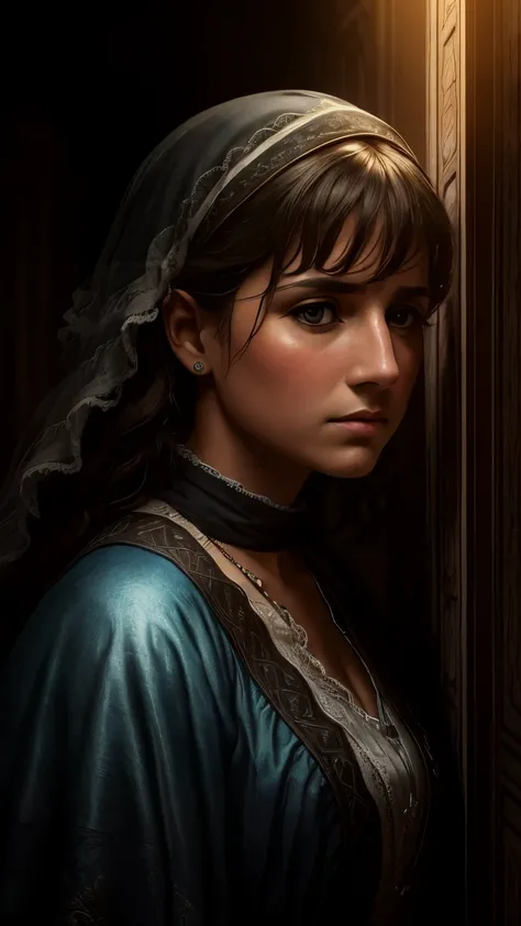 Josefina de Beauharnais llorando: realistic epic, soft cinematographic portrait, Adobe Lightroom, photography laboratory, muy detallado, despondent, (colores neutros: 1.2), (HDR: 1.4), (colores suaves: 1.2) ), hiperdetallado, (art station:1.4), cinematogra...