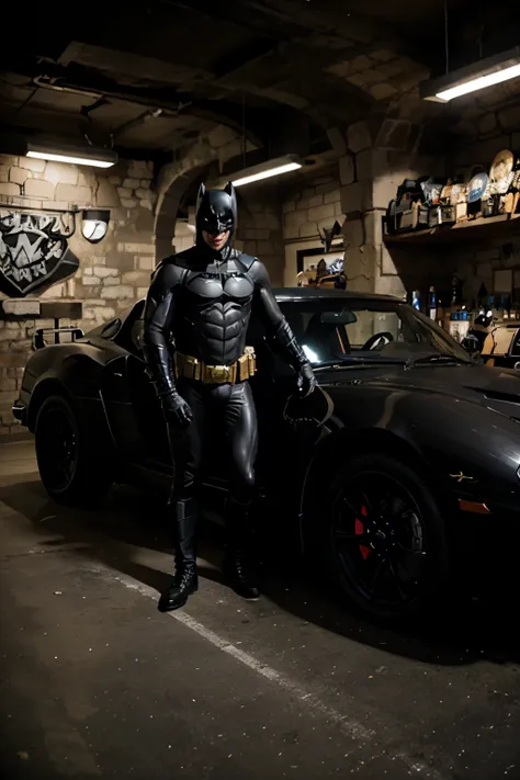 batman, male, 35, rich, with bat mobile, in the bat cave 