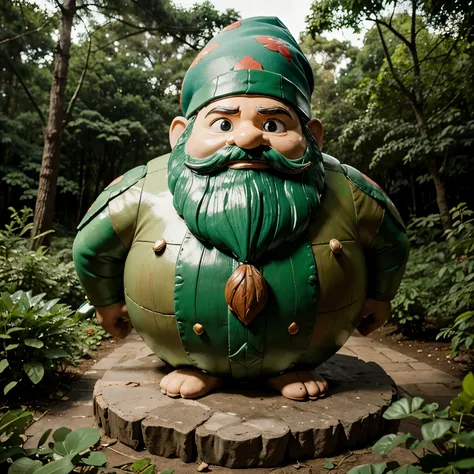 Floresta de gnomos e tartarugas gigantes 