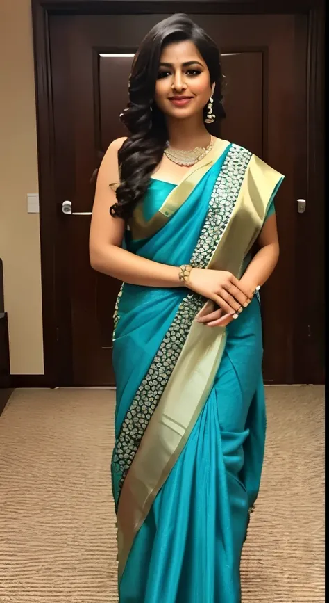 Wearing sari without bra