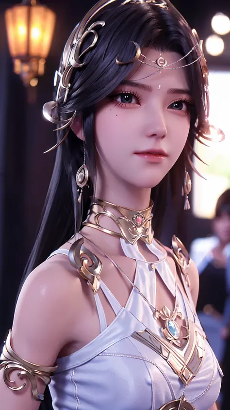 a white hair、Close-up of woman wearing white mask, beautiful figure painting, guweiz, Gurwitz style artwork, White-haired God, author：Yang Jie, Epic and beautiful character art, Stunning character art, author：FAN Qi, by Wuzhun Shifan, pixiv art station str...