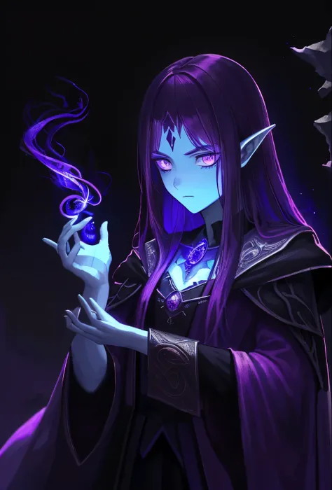 (an alquimian sorcerer, dark magic, mysterious potions, ancient symbols),(best quality, highres, vivid colors), (fantasy, dark fantasy, mystical), (rich reds, deep purples, smoky blues), (ethereal lighting, candlelight, spellbinding)