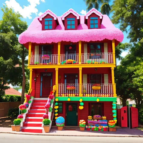 A house made of candy