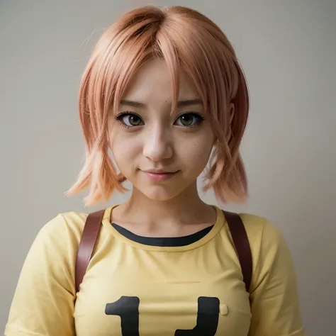 chica anime con estilo de boku no hero Academia 