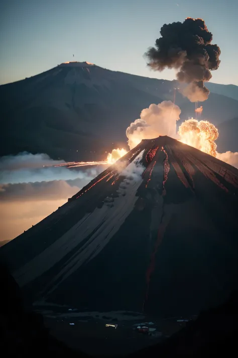  volcano realistic 8k hyper realistic sharp focus sony50mm1.4 Real Photos ture picture