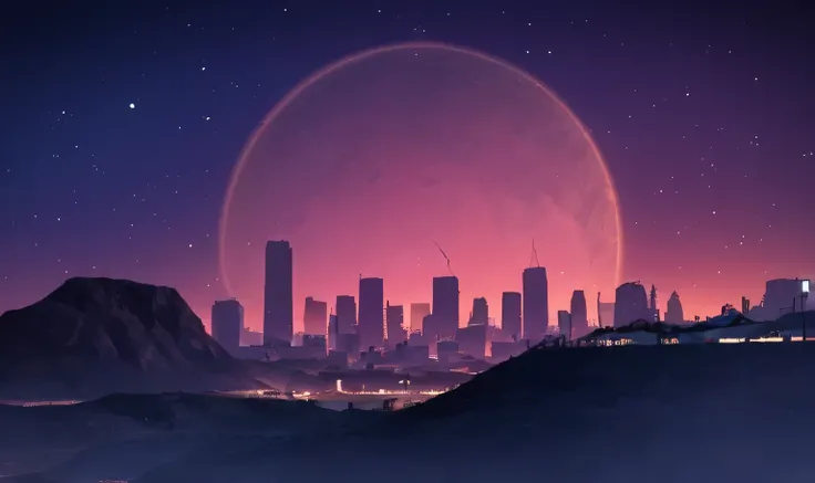 Gorgeous city, gorgeous city landscape, city