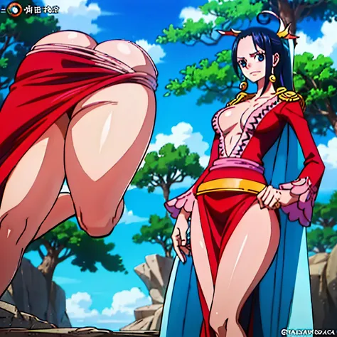 In the realm of Anime One Piece, a world filled with excitement, adventure, and the supernatural, Sea Art masterfully brings to life a tantalizing Hentai masterpiece. The image unfolds before us in exquisite detail, using an ultra-high resolution and hyper...