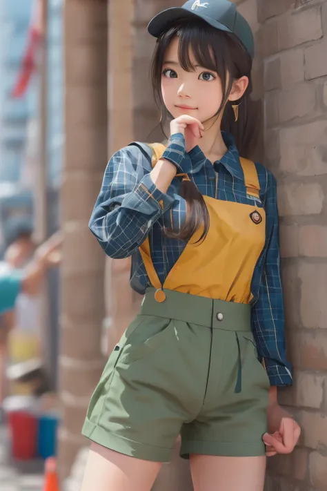 ((sfw: 1.4)),((detailed face, professional photography)), ((sfw, construction worker outfit, pulled back hair, 1 Girl)), Ultra High Resolution, (Realistic: 1.4), RAW Photo, Best Quality, (Photorealistic Stick), Focus, Soft Light, ((15 years old)), ((Japane...