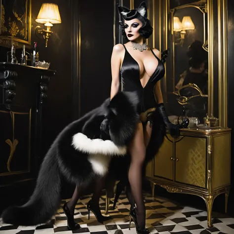 A evil mystic black fox steals into young mens rooms at night and transforms into a lovely temptress, making them perform carnal acts, and stealing their seed. Set in 1920s New York City