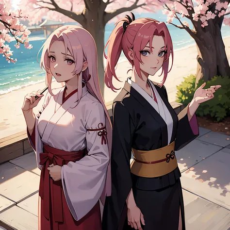 Sakura junto a Tsunade 