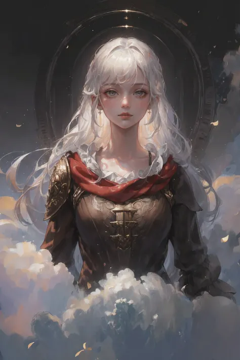 (((( 1girl, white hair, right hand armament, // )), CGI, ((high quality:1.2, masterpiece:1.2)), absurdres, high resolution, (8k resolution), 8k, 8kres, 8k res, high details, detailed and intricate, intricate details, high intricate details, absurd amount o...
