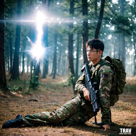 Tactical Soldier with Supernatural powers