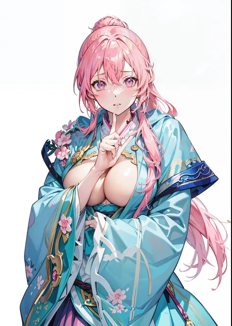 A woman with pink hair, seductive anime girl, Beautiful charming anime woman, guweiz, Haruno Sakura, detailed anime characters art, beautiful anime girl, Beautiful anime woman, anime illustration, anime characters art, Attractive anime girl, female anime c...