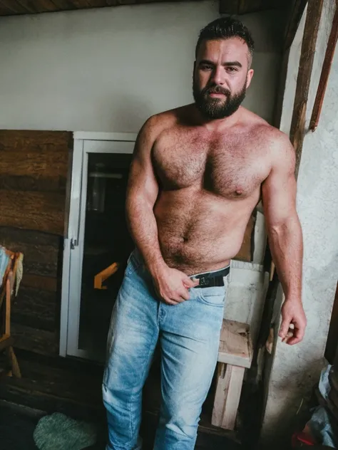 
beefy turkish construction worker, very hairy, macho, hilbilly, ugly, mustache, stubble beard, rough, ragedy, full body shot, daily life, natural scene, 
 hot photo, erotic photo RAW candid cinema,16mm,color graded portra 400 film,remarkable color,ultra r...