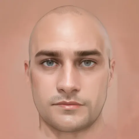 arafed man with a bald head and a shaved face, police sketch, realistically rendered face, 3 2 years old, aged 2 5, 3 6 years old, 3 2 - year - old man, (38 years old), man face, 38 years old, facial portrait, 2 8 years old, highley detailled face