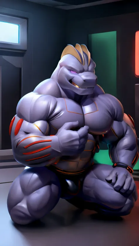 Machoke (Pokemon), Male machoke, mind control, rubber suit