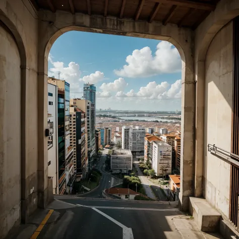 Cidade futurista leon