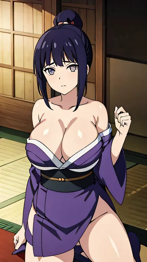 Hinata hyuga, kimono, big tits, anal