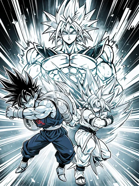 Ultra Instinct Goku Fighting Legendary Super Saiyan Broly