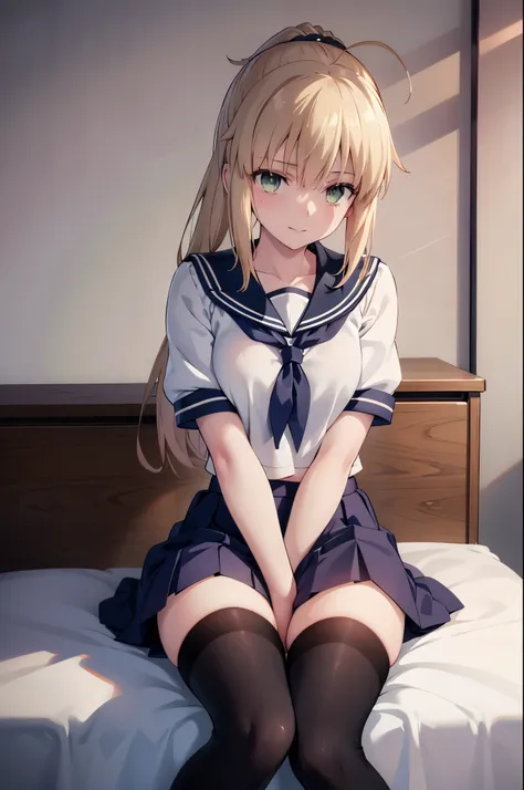 anime girl sitting on a desk with her legs open, an anime drawing by shitao, trending on pixiv, fantastic realism, kantai collec...