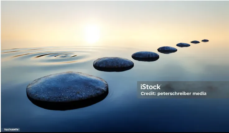 stones in water