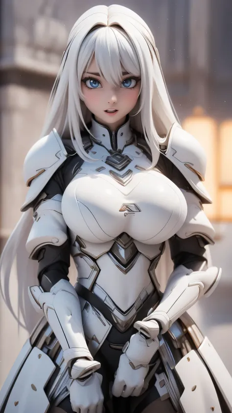 white armor,(thin type),(large breasts),(random sex pose:1.5),(random hairstyle),(highest image quality,(8k), ultra-realistic, b...