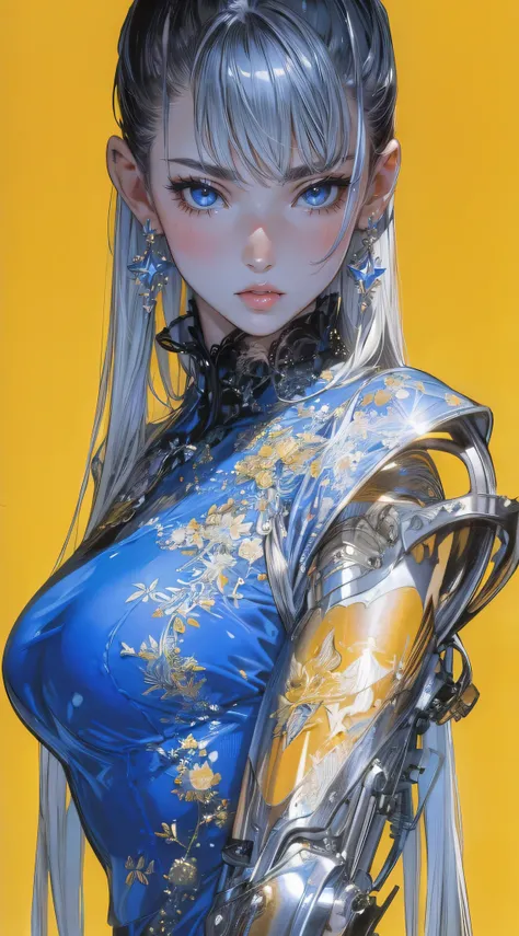 (best quality, masterpiece:1.2), illustration by hajime sorayama, perfect body, hyperfeminine curves