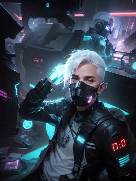 cyberpunker cyberpunker cyberpunker cyberpunker cyberpunker cyberpunkr cyberpunkr cyberpunkr, digital cyberpunk anime art, cyberpunk art style, muted cyberpunk style, ross tran and bayard wu, digital cyberpunk - anime art, cyberpunk themed art, cyberpunk 2...