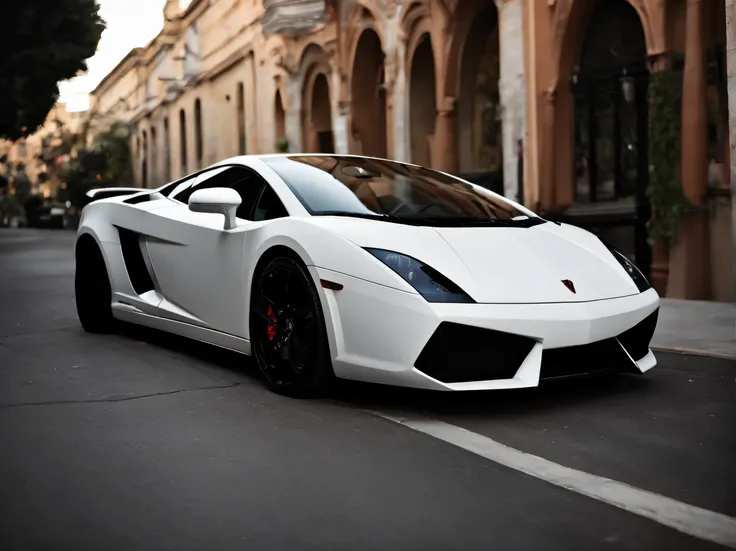 lamborghini gallardo painted matte white