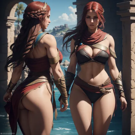 Assassins Creed Odyssey, as a highly detailed and alluring masterpiece. With a seductive and captivating presence, Kassandra exudes confidence and sensuality, making her an irresistible subject for this artistic creation.

Her anatomically accurate and pho...