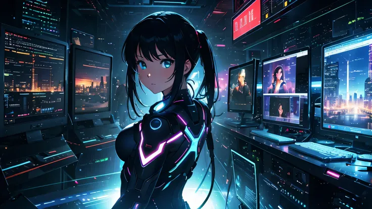 high resolution,high quality,High definition,cyberspace,woman