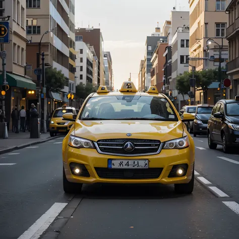 Taxis in Weltall mit Taxi Quelle Beschriftung 