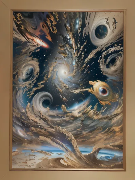 high resolution, best quality, masterpiece, very high image, quality, ultra-detailed, hyperrealistic, 3d, anime illustrations, Northern Renaissance style, the end of the universe, Precise, precise, detailed depiction, ((black hole))