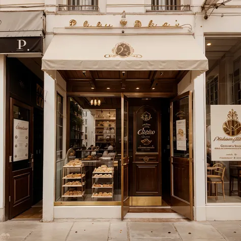 Elegant and traditional logo design for a pastry shop whose name is "pedacito de cielo" 