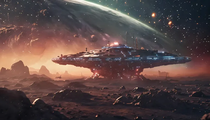 In a vast universe, humanity has launched its final general attack on alien warships