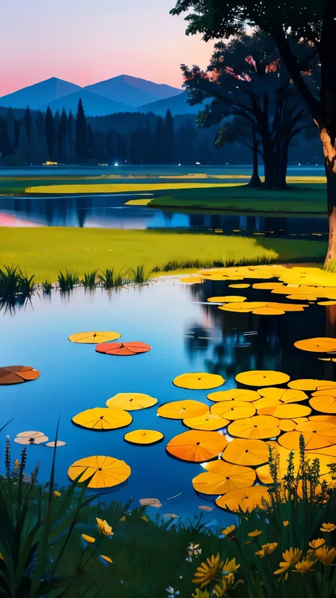 Evening Pond