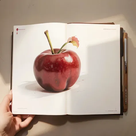 Big cherry illustration