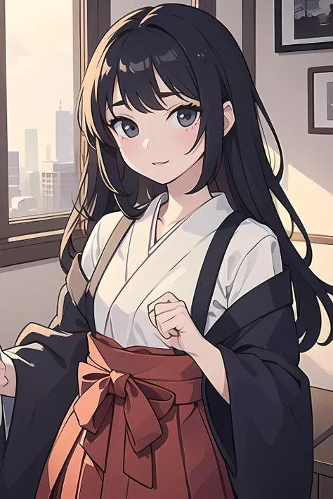 masterpiece, best quality,  1girl, hakama