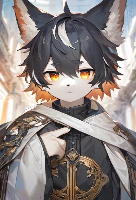 ((masterpiece)), (ultra detailed), (best quality), detailed background, (style of Arknights), (concept art, character sheet),absurdres(highly detailed beautiful face and eyes)perfect anatomy(angelic handsome boy, kemono, )(furry anthro),