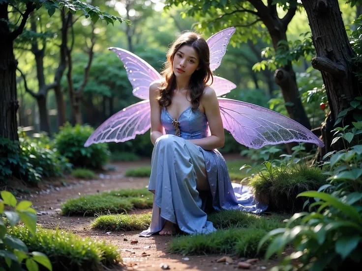 Realistic Photography, Beautiful Fairy ,Fantasy Forest