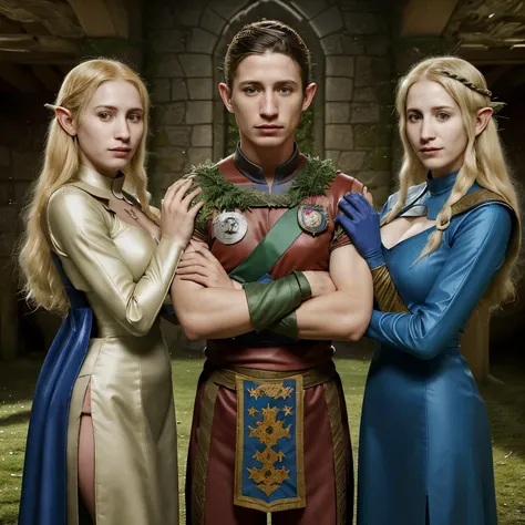 Create separate coats of arms of four kingdoms, they being Eden, torres, Wendy, elfisco e yavanna