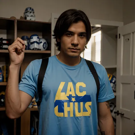 Star wars chiquito con camiseta de boca juniors