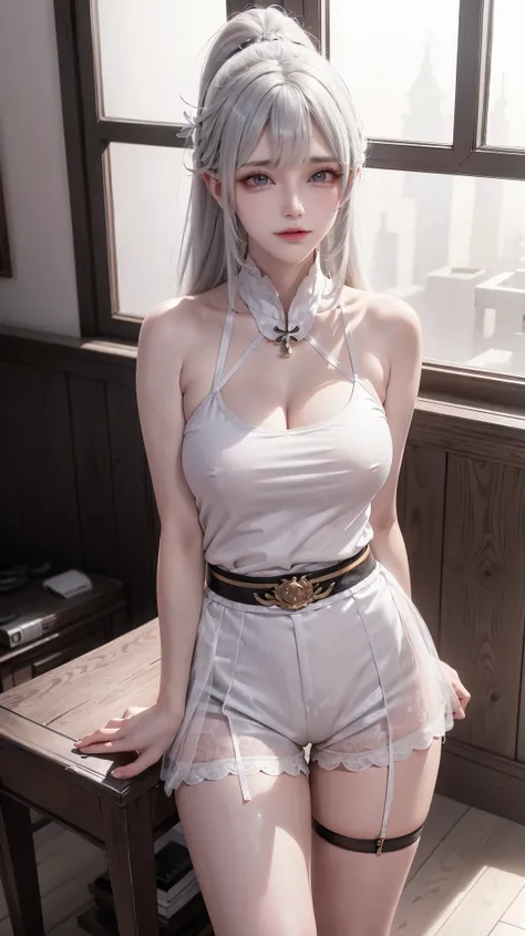 a white hair、Close-up of woman wearing white mask, beautiful figure painting, guweiz, Gurwitz style artwork, White-haired God, author：Yang Jie, Epic and beautiful character art, Stunning character art, author：FAN Qi, by Wuzhun Shifan, pixiv art station str...