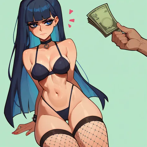 score_9, score_8_up, score_7_up, score_6_up, thighs, thigh focus, fishnet stocking, money in stocking, prostitution, prostitute 