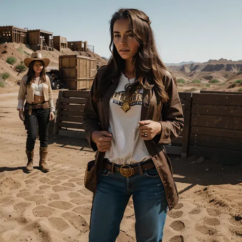 First meeting with her... She: https://playground.com/post/wild-west-girl-clud stop on the way to the mines. (from image series: “Gold Diggers”)